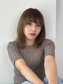 オーロ 武庫之荘店(ORO) ミディアムレイヤー/小顔レイヤー