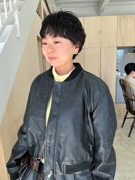 ハマモト ショートパーマ