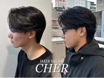 シェール(CHER)の写真/【センターパート/ウルフパート】あなたの“理想“を汲み取り、あなたに似合うスタイルをご提案します◎