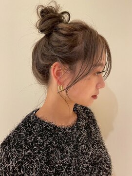 ロイオブジゼル(roi of GiseL) カチモリヘア お団子 顔周り 結婚式 お呼ばれ 20代30代