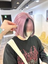 ペレ 栄店(PELE)&nbsp;ホワイトグレージュ/デジタルパーマ/チェリーブラウン/栄