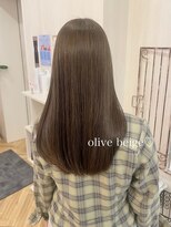 シュガー ヘアアンドネイル 仙台(SUGAR)&nbsp;オリーブベージュ/ブリーチなしダブルカラー