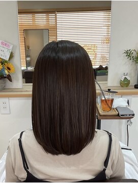 ロノキュア(Lono×cure) フロントレイヤーカット＋髪質改善グレイスシルクカラー