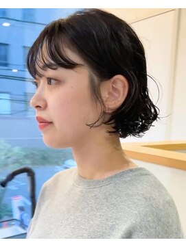カフ(CAF) CAF 照下 ボブパーマ ゆるめパーマ ニュアンスパーマ 大阪