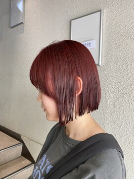 ローグ(Logue) ブリーチなしダブルカラー/チェリーレッド