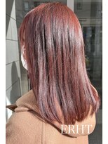 エルト 大通店(ERHT) ワインレッド×透明感◎カラー/ミディアム【札幌/大通/ERHT】