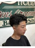 ＜理容室＞＜バーバー＞サイドバックパーマスタイル