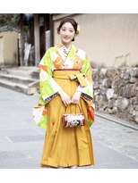 きものレンタルたまちゃん 卒業式袴着付け+ヘアセット