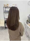 着物ヘア/大人ガーリー/ダークアッシュ/似合わせカット／藤沢