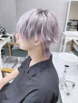 デイズ(days)&nbsp;ラベンダーシルバー × マッシュウルフ × メンズハイトーン