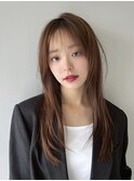 ハイレイヤー×ベージュブラウン