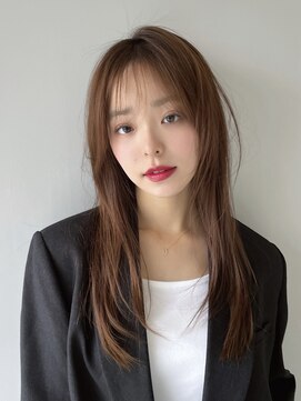 シティーバイローウェ 表参道(City/louwe) ハイレイヤー×ベージュブラウン