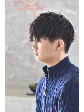 にもう メンズパーマ/ツイストスパイラル/マッシュヘア