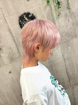 ヘアーメイク フィール ルア(FEEL Lua) メンズ×ペールピンク