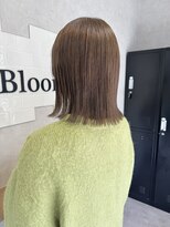 ブルーム(the Bloom) 【切りっぱなしボブ】ミルクティーブラウン