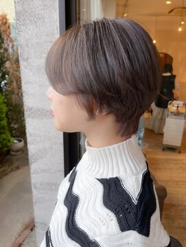 セットアップ 岡山北長瀬店(SET-UP) 透明感 ニュアンス 大人ショート グレージュ