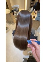 リリー 鷺沼店(RILLY) 〈キシタクヘアー〉髪質改善カラー×グレージュ・グレーベージュ