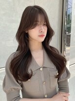 アプリ 大宮西口(appri)&nbsp;２６韓国風ロングレイヤー顔まわりカット艶髪透明感カラー大宮