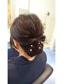 簡単ヘアアレンジくるりんぱ