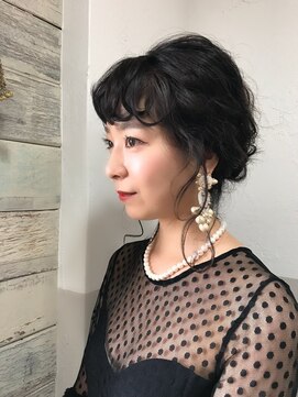 ドロップバイドロップ(drop by drop) 《青木指名限定》ヘアアクセサリー込みパーティーヘアセット