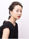 【ドレスヘア】甘すぎない編み下ろしアレンジ　恵比寿　山浦