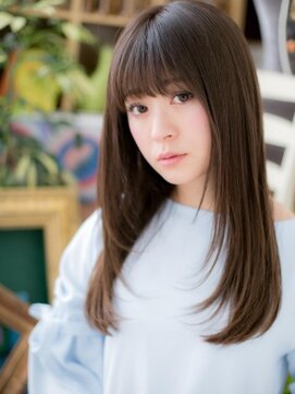 カバーヘアアンドスパ ブリス 浦和(COVER HAIR&SPA bliss) シアーベージュ☆レイヤーカットストレートg浦和20代30代40代!