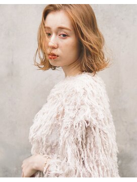 レジュアル(RESSUAL) 前髪　くびれミディ　イヤリングカラー　ラベンダーカラー