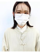 リビング 津田沼(LIVING)&nbsp;マッシュ/くびれヘア/ビタミンカラー/艶ボルドー[津田沼駅]