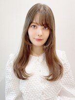 アイティーバイアルバム 藤沢店(IT by ALBUM)&nbsp;レイヤー内巻きワンカール_アースカラーくびれヘア_38910