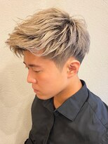 ビンゴ(BINGO)&nbsp;ba559ニュアンスカラーモテ髪束感バーバー刈り上げアップバンク