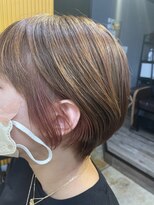 クレップスヘアーヒマワリ(CRE'PS HAIR HIMAWARI)&nbsp;Inner pink