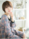 大人かわいい艶カラー前下がりウルフマッシュc5越谷20代30代40代