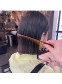 切りっぱなしボブ