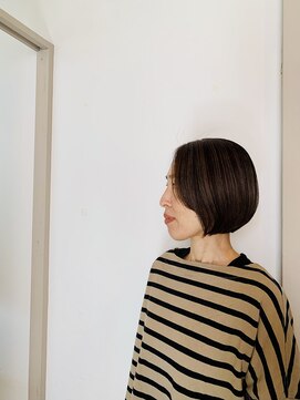 はなこの隣の美容室 マトリカリア 【新潟/ハイライト/オージュア】ボブ