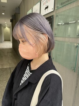 ロンドシェリ 仙台(Lond Cheri) ボブ　インナーカラー　ケアブリーチ　髪質改善