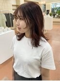 こだわり顔まわりカット×トレンドカラー