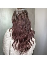 ルッソ チアロ(Lusso chiaro)&nbsp;ベージュピンク×波巻きウェーブ/30代40代50代