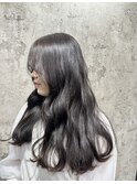 【水素カラーで艶髪チャージ】ミックスカールヘアスタイル