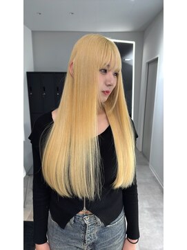 ナンバー 竪町(number+) 20代30代大人可愛い髪質改善カラー×ハイトーンストレート