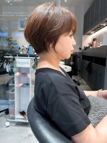 ロンド エメ 柏(Lond aimer) イメチェン×ブリーチなしダブルカラー髪質改善ショート[柏]