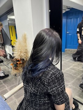 キコエル 三軒茶屋(kikoeru) 大人ブルーインナーカラー