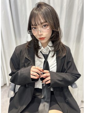 ユーフォリア 渋谷グランデ(Euphoria SHIBUYA GRANDE) ミディアムレイヤー！ ダークグレー