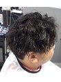 ヘアーアンドフェイス フレンド(HAIR&FACE FRIEND) ツーブロックでツイストスパイラルパーマです