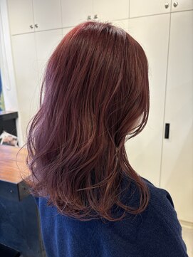 トンネルヘアー(Tunnel hair) チェリーピンク