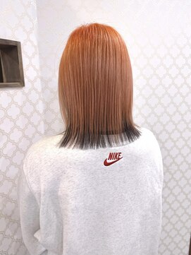 ブランシスヘアー(Bulansis Hair) 逆インナーカラー★orange
