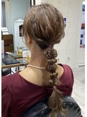 春のウェディングヘアアレンジ