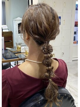 サンクチュアリー ウィズ コネクト(Sanctuary with connect) 春のウェディングヘアアレンジ