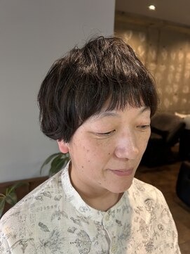 フープ 川越(hoop) ショートバングがポイントなショートスタイル