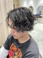 アース 三軒茶屋店(HAIR&MAKE EARTH) 三軒茶屋_メンズ_ミディアム_ツイストスパイラルパーマ_ラフ