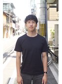 ナチュラルなカールのメンズパーマ